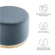 Tilden Ottoman in Cadet Blue Natural