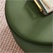 Tilden Ottoman in Moss Green Natural