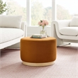 Tilden Ottoman in Rust Natural