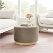 Tilden Ottoman in Taupe Natural