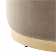Tilden Ottoman in Taupe Natural
