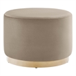 Tilden Ottoman in Taupe Natural