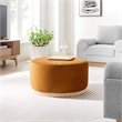 Tilden Ottoman in Rust Natural