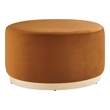 Tilden Ottoman in Rust Natural