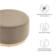 Tilden Ottoman in Taupe Natural