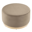 Tilden Ottoman in Taupe Natural