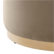 Tilden Ottoman in Taupe Natural