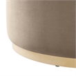 Tilden Ottoman in Taupe Natural