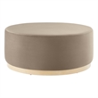 Tilden Ottoman in Taupe Natural
