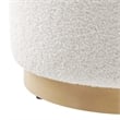 Tilden Ottoman in Ivory Natural