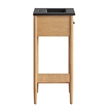 Zaire Bathroom Vanity in Natural Black