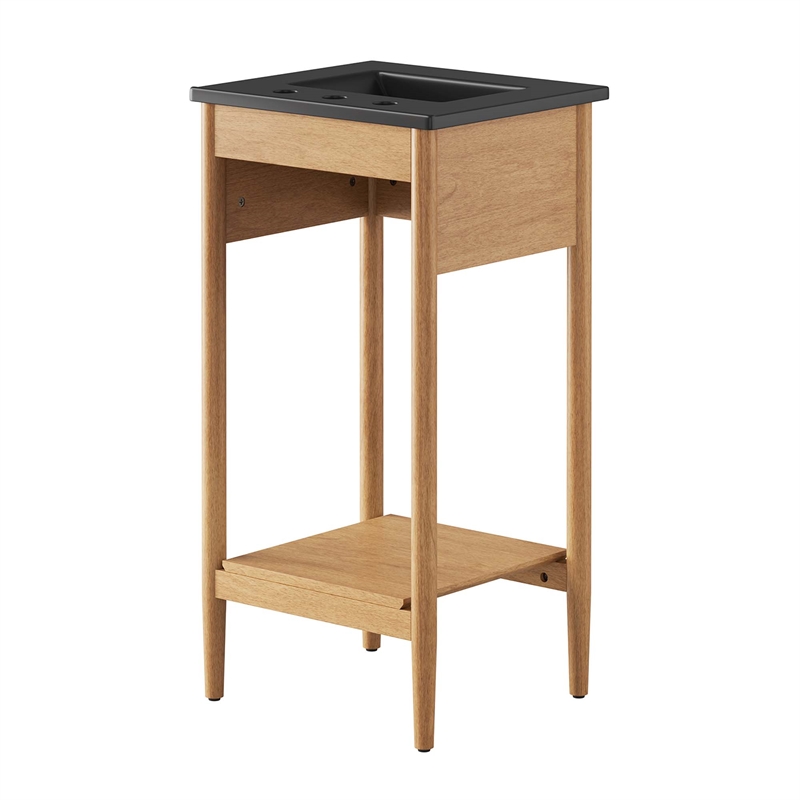 Zaire Bathroom Vanity in Natural Black