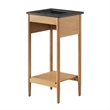 Zaire Bathroom Vanity in Natural Black