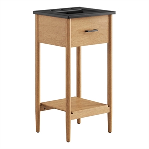 Zaire Bathroom Vanity in Natural Black
