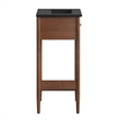 Zaire Bathroom Vanity in Walnut Black