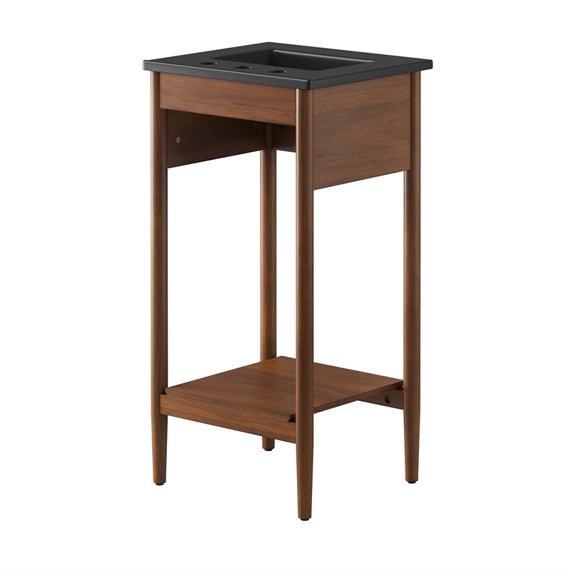 Zaire Bathroom Vanity in Walnut Black