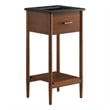 Zaire Bathroom Vanity in Walnut Black