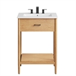 Zaire Bathroom Vanity in Natural White