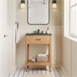 Zaire Bathroom Vanity in Natural Black