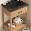 Zaire Bathroom Vanity in Natural Black