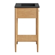 Zaire Bathroom Vanity in Natural Black