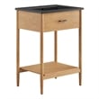 Zaire Bathroom Vanity in Natural Black
