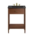 Zaire Bathroom Vanity in Walnut Black