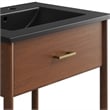 Zaire Bathroom Vanity in Walnut Black
