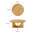 Rivian Coffee Table in Oak
