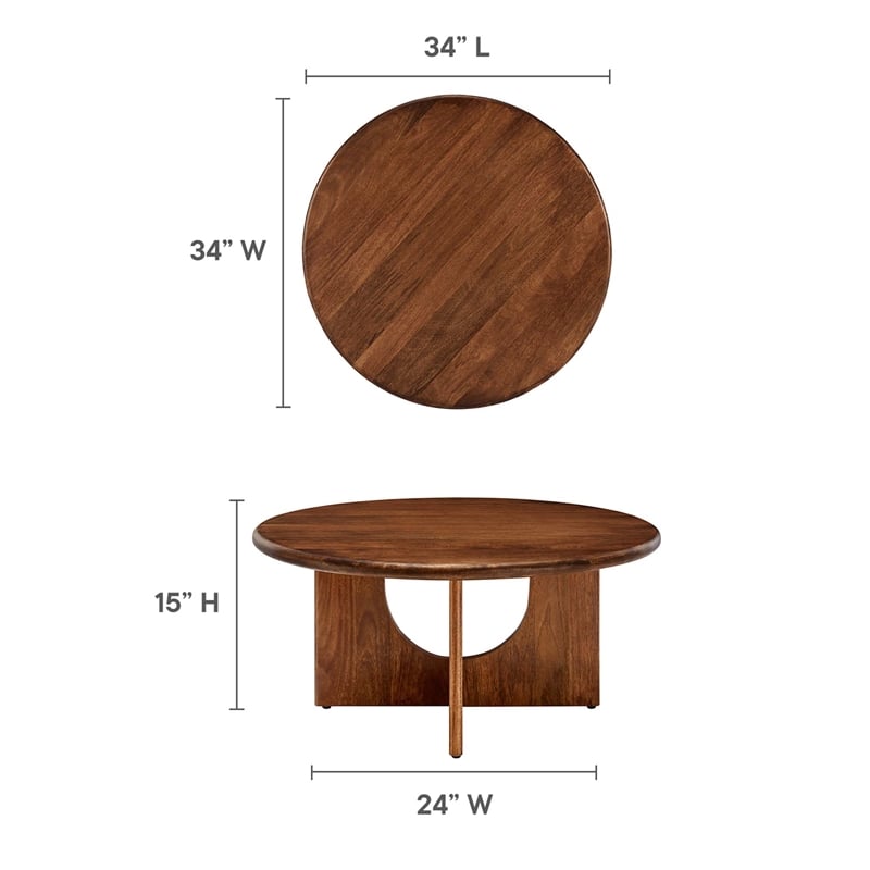 Rivian Coffee Table in Walnut