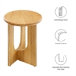 Rivian Side Table in Oak