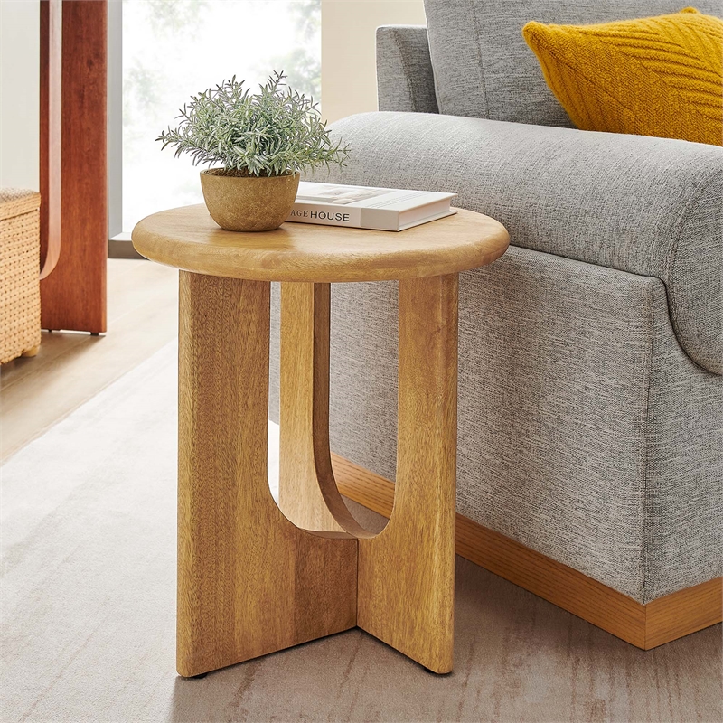 Rivian Side Table in Oak