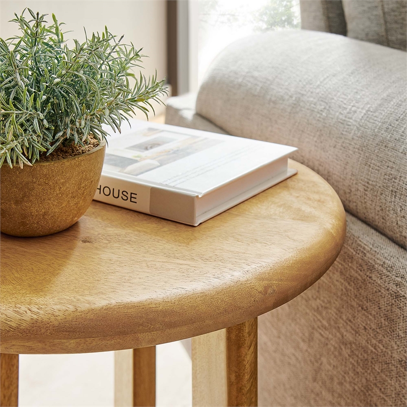 Rivian Side Table in Oak