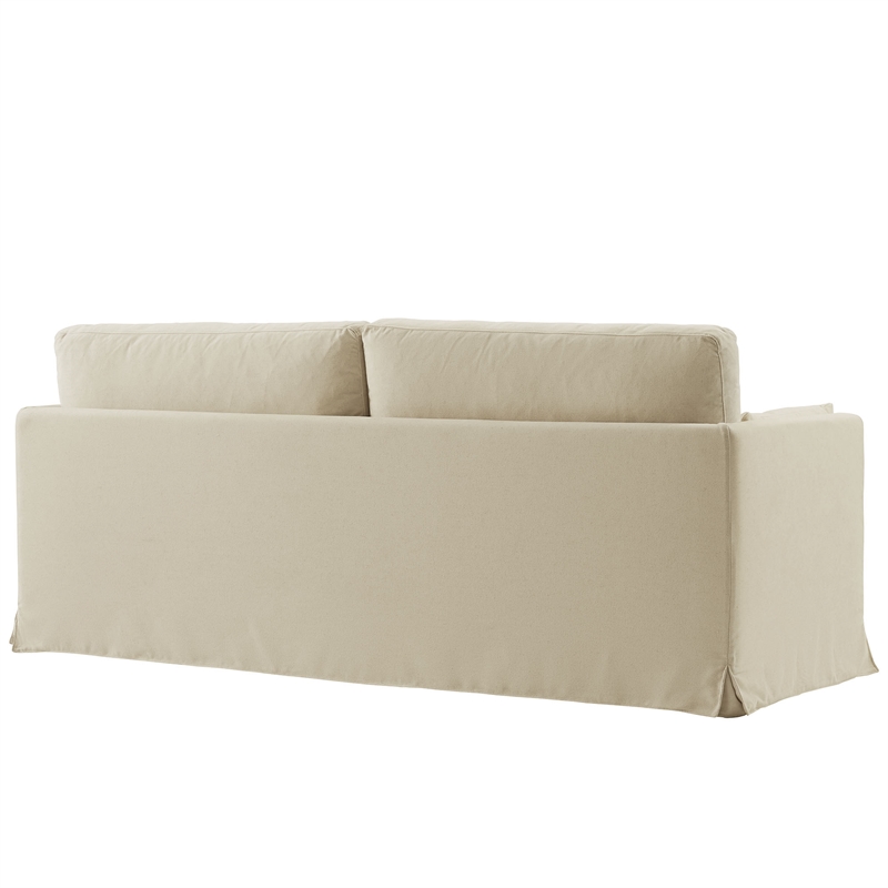Modway Wellfleet Sofa in Linen Brown