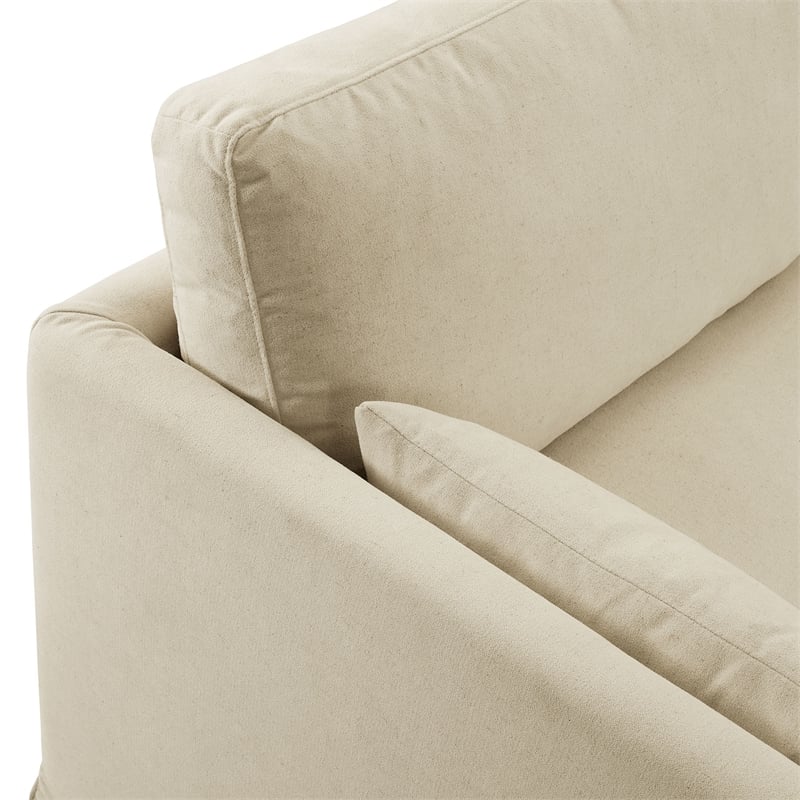 Modway Wellfleet Sofa in Linen Brown
