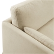 Modway Wellfleet Sofa in Linen Brown