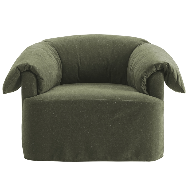 Modway Lark Oversized Armchair in Sage