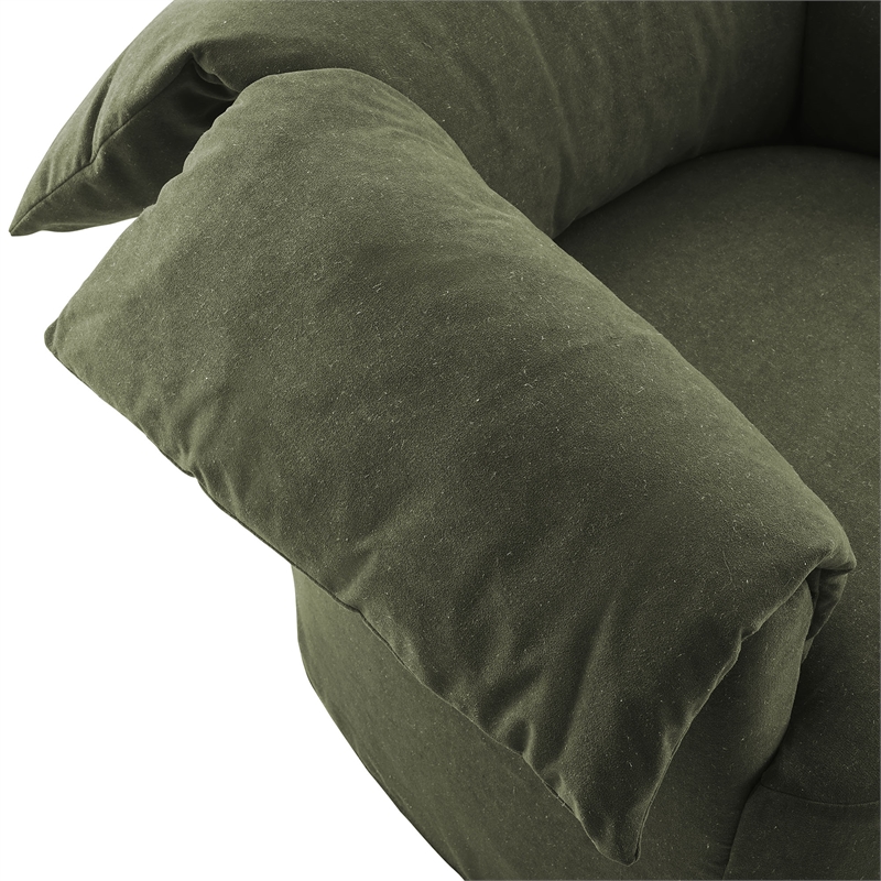 Modway Lark Oversized Armchair in Sage