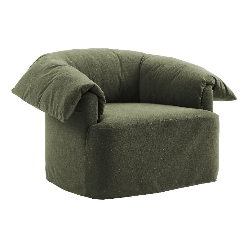 Modway Lark Oversized Armchair in Sage