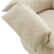Modway Lark Oversized Armchair in Linen White