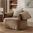 Modway Lark Oversized Armchair in Almond