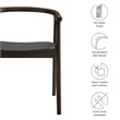 Modway Henry Dining Chair in Black