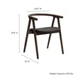 Modway Henry Dining Chair in Black