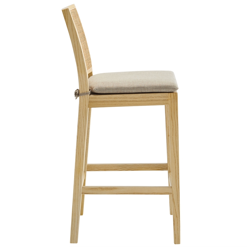 Modway Ovard Counter Stool in Natural