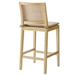 Modway Ovard Counter Stool in Natural