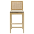 Modway Ovard Counter Stool in Natural