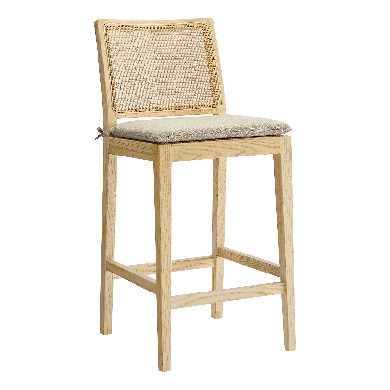 Modway Ovard Counter Stool in Natural