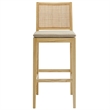 Modway Ovard Bar Stool in Natural