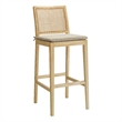 Modway Ovard Bar Stool in Natural