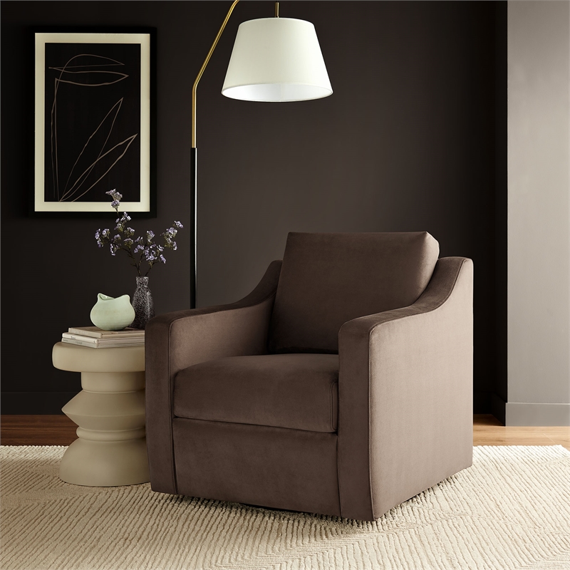 Modway Liora Armchair in Chocolate